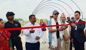 बिर्तामोडमा वास्तु विहारको आवास परियोजना उद्घाटन, ब्रान्ड एम्बेसडर हमालले गरे भूमिपूजा